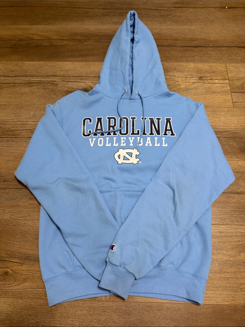 Champion Carolina Blue UNC Chapel Hill Volleyball Pullover Hoodie
